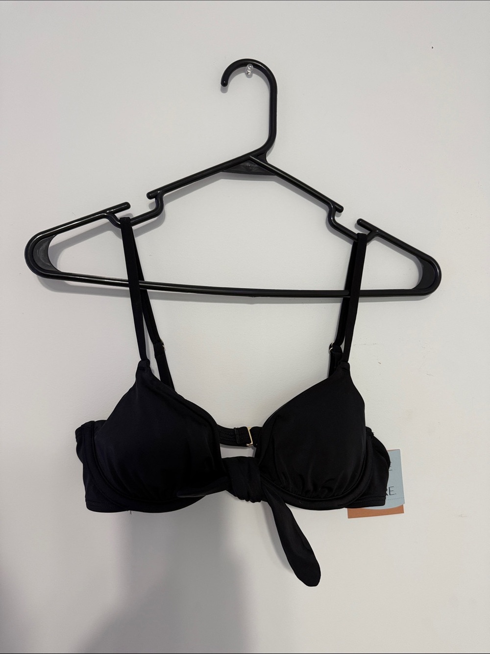 Target Black Tie-Front Bikini Top - Women